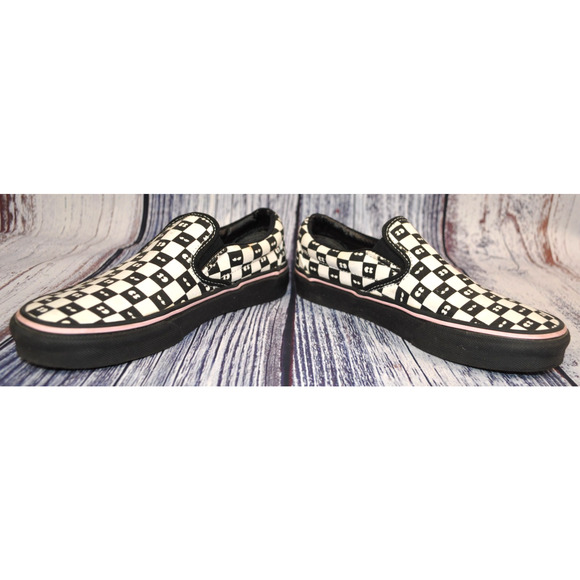 Vans X Lazy Oaf Limited Classic Slip On Checkerboard Women's Size 6.5 Men's 5 - Picture 6 of 9